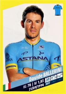 2019 Panini Tour de France #30 Davide Ballerini Front